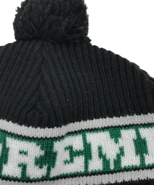 SUPREME（シュプリーム）Supreme (シュプリーム) Big Stripe Beanie/ニット帽 ブラックの古着・服飾アイテム
