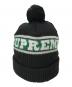 Supreme（シュプリーム）の古着「Big Stripe Beanie/ニット帽」｜ブラック