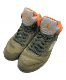 NIKE（ナイキ）の古着「Air Jordan 5 Retro/ハイカットスニーカー」｜"Olive"