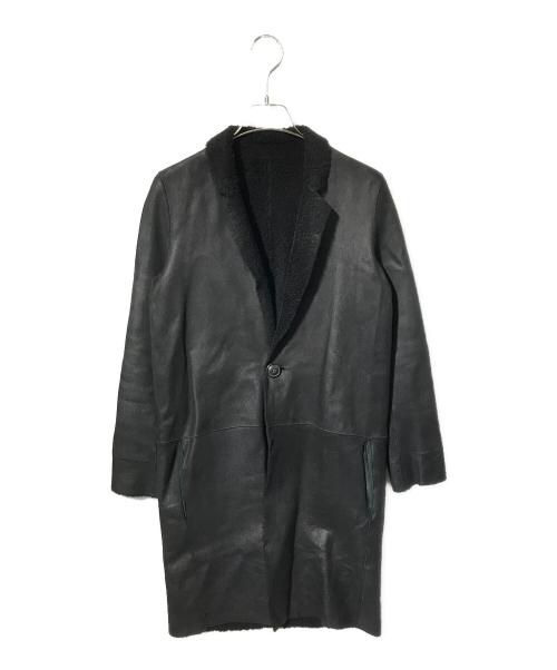 Karl Donoghue（カールドノヒュー）Karl Donoghue (カールドノヒュー) リバーシブルムートンコート ブラック サイズ:SIZE XSの古着・服飾アイテム