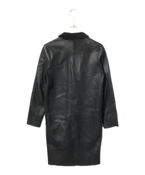 Karl Donoghue（カールドノヒュー）Karl Donoghue (カールドノヒュー) リバーシブルムートンコート ブラック サイズ:SIZE XSの古着・服飾アイテム