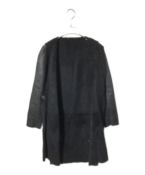 Karl Donoghue（カールドノヒュー）Karl Donoghue (カールドノヒュー) リバーシブルムートンコート ブラック サイズ:SIZE XSの古着・服飾アイテム