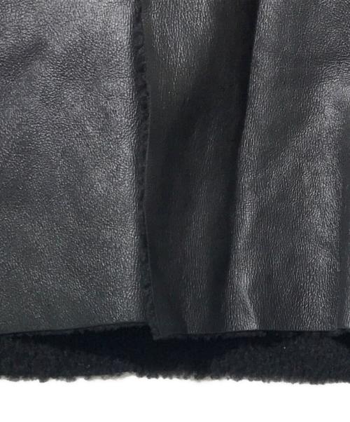 Karl Donoghue（カールドノヒュー）Karl Donoghue (カールドノヒュー) リバーシブルムートンコート ブラック サイズ:SIZE XSの古着・服飾アイテム