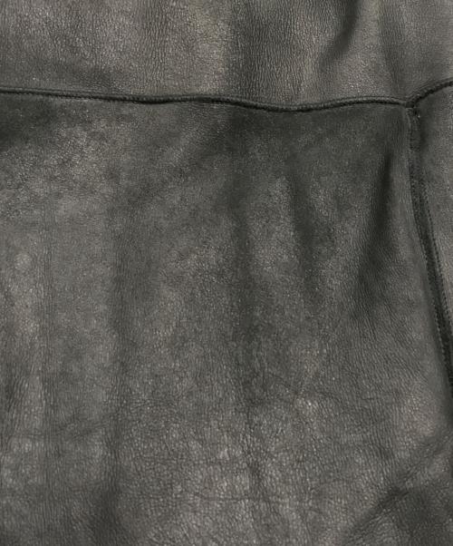 Karl Donoghue（カールドノヒュー）Karl Donoghue (カールドノヒュー) リバーシブルムートンコート ブラック サイズ:SIZE XSの古着・服飾アイテム