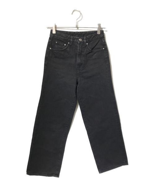 toteme（トーテム）toteme (トーテム) デニムパンツ ブラック サイズ:24/32の古着・服飾アイテム