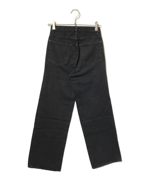 toteme（トーテム）toteme (トーテム) デニムパンツ ブラック サイズ:24/32の古着・服飾アイテム