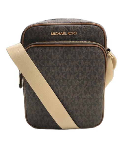 MICHAEL KORS（マイケルコース）MICHAEL KORS (マイケルコース) ショルダーバッグ ブラウンの古着・服飾アイテム