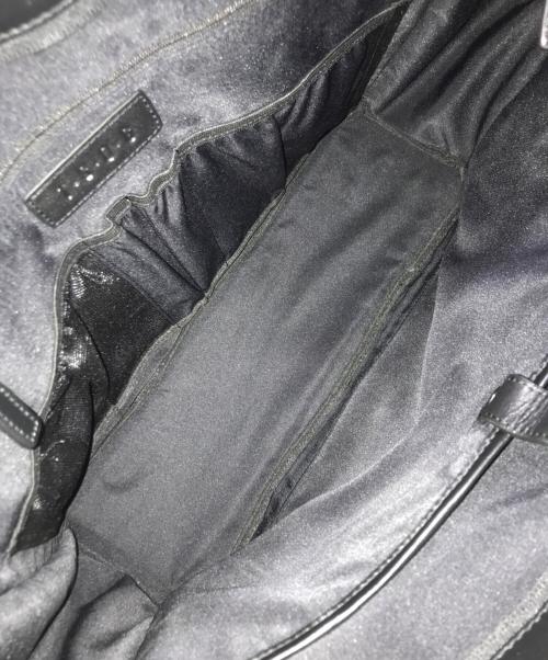 TSOG（ティーエスオージー）TSOG (ティーエスオージー) レザーレザーバッグ ブラックの古着・服飾アイテム