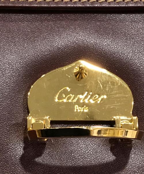Cartier（カルティエ）Cartier (カルティエ) ショルダーバッグ ボルドーの古着・服飾アイテム