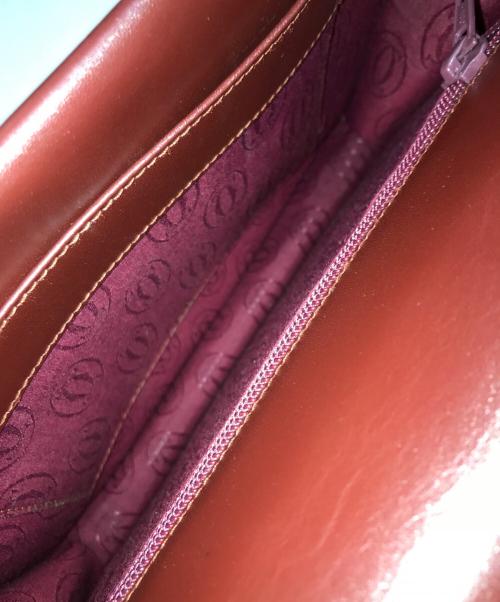 Cartier（カルティエ）Cartier (カルティエ) ショルダーバッグ ボルドーの古着・服飾アイテム