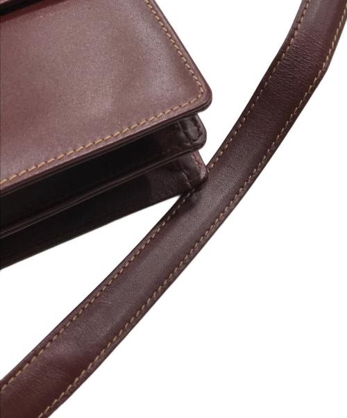 Cartier（カルティエ）Cartier (カルティエ) ショルダーバッグ ボルドーの古着・服飾アイテム