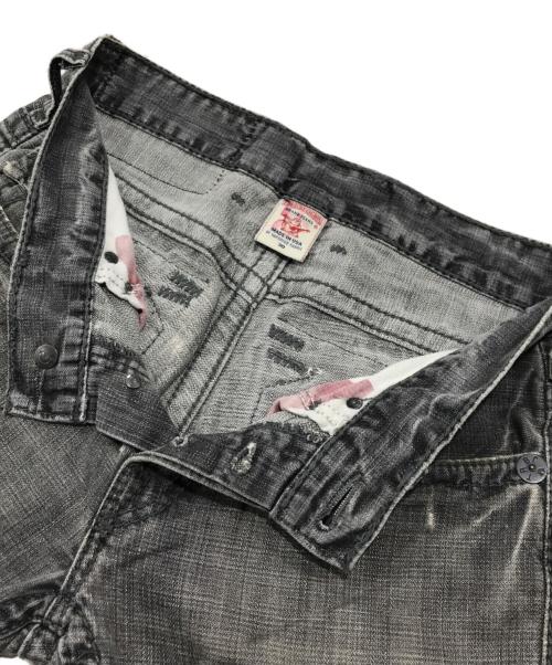 TRUE RELIGION（トゥルー レリジョン）TRUE RELIGION (トゥルー レリジョン) デニムパンツ ブラック サイズ:SIZE 30の古着・服飾アイテム