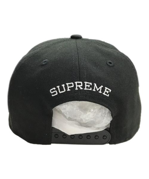 New Era（ニューエラ）New Era (ニューエラ) Supreme (シュプリーム) コラボキャップ ブラックの古着・服飾アイテム