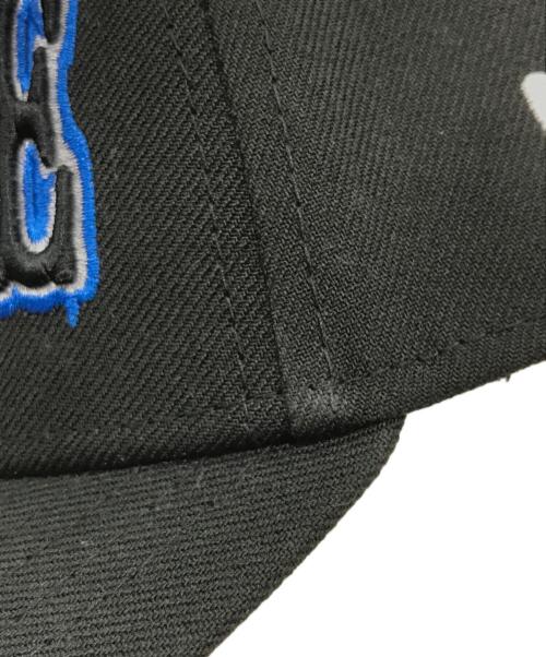 New Era（ニューエラ）New Era (ニューエラ) Supreme (シュプリーム) コラボキャップ ブラックの古着・服飾アイテム