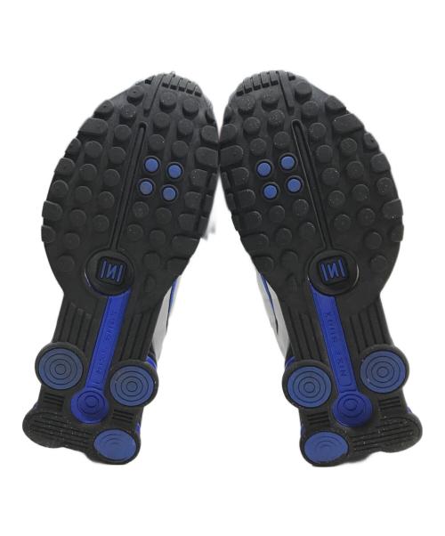 NIKE（ナイキ）NIKE (ナイキ) SHOX R4/スニーカー グレー×ブルー サイズ:US8/UK7/EUR41の古着・服飾アイテム