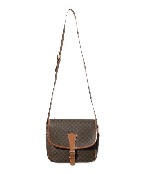 CELINE（セリーヌ）CELINE (セリーヌ) マガタム柄ショルダーバッグ ブラウンの古着・服飾アイテム