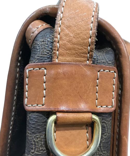 CELINE（セリーヌ）CELINE (セリーヌ) マガタム柄ショルダーバッグ ブラウンの古着・服飾アイテム