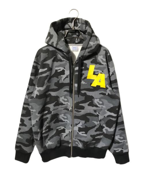 Champion（チャンピオン）Champion (チャンピオン) X-LARGE (エクストララージ) ジップパーカー ブラック サイズ:Mの古着・服飾アイテム