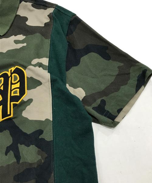 PALACE（パレス）PALACE (パレス) ダブスタンプワッフル ロングスリーブ グリーン サイズ:Mの古着・服飾アイテム