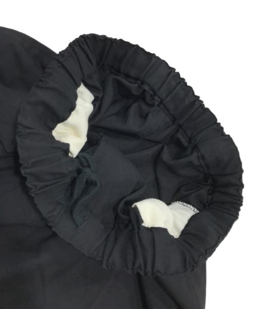 BLACK COMME des GARCONS（ブラックコムデギャルソン）BLACK COMME des GARCONS (ブラックコムデギャルソン) ウールサルエルパンツ ブラック サイズ:XSの古着・服飾アイテム