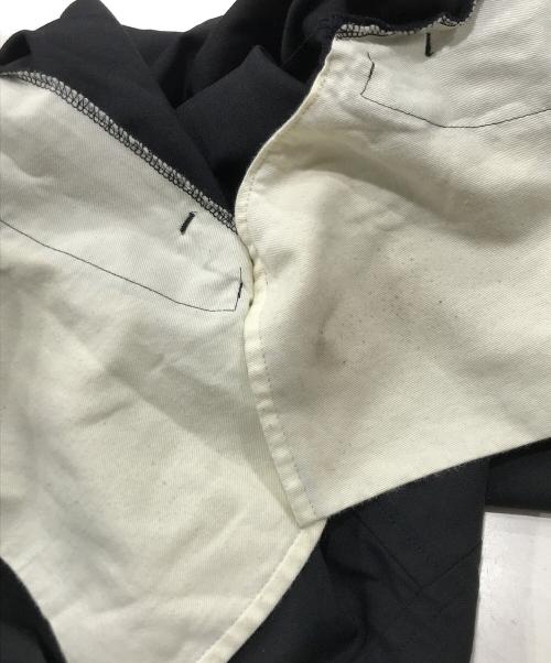 BLACK COMME des GARCONS（ブラックコムデギャルソン）BLACK COMME des GARCONS (ブラックコムデギャルソン) ウールサルエルパンツ ブラック サイズ:XSの古着・服飾アイテム