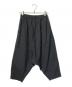 BLACK COMME des GARCONS (ブラックコムデギャルソン) ウールサルエルパンツ ブラック サイズ:XS：9000円