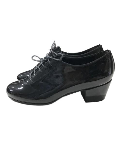 COMME des GARCONS HOMME PLUS（コムデギャルソンオムプリュス）COMME des GARCONS HOMME PLUS (コムデギャルソンオムプリュス) パテントヒールシューズ/レザーシューズ ブラック サイズ:25cmの古着・服飾アイテム