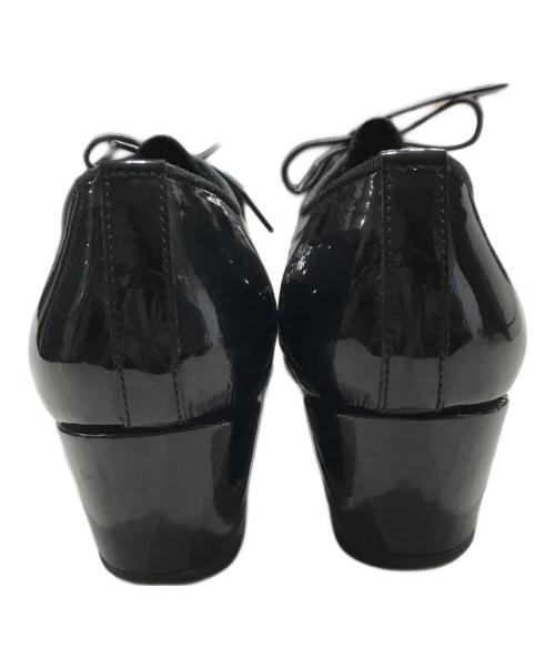 COMME des GARCONS HOMME PLUS（コムデギャルソンオムプリュス）COMME des GARCONS HOMME PLUS (コムデギャルソンオムプリュス) パテントヒールシューズ/レザーシューズ ブラック サイズ:25cmの古着・服飾アイテム