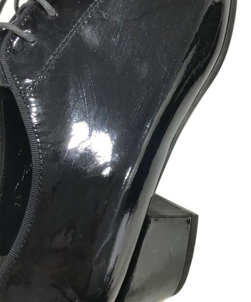 COMME des GARCONS HOMME PLUS（コムデギャルソンオムプリュス）COMME des GARCONS HOMME PLUS (コムデギャルソンオムプリュス) パテントヒールシューズ/レザーシューズ ブラック サイズ:25cmの古着・服飾アイテム