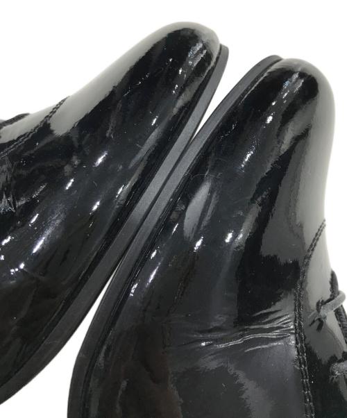 COMME des GARCONS HOMME PLUS（コムデギャルソンオムプリュス）COMME des GARCONS HOMME PLUS (コムデギャルソンオムプリュス) パテントヒールシューズ/レザーシューズ ブラック サイズ:25cmの古着・服飾アイテム