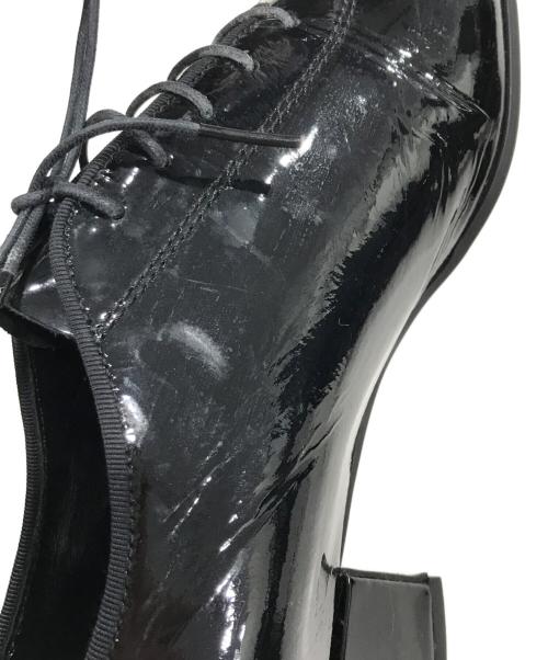 COMME des GARCONS HOMME PLUS（コムデギャルソンオムプリュス）COMME des GARCONS HOMME PLUS (コムデギャルソンオムプリュス) パテントヒールシューズ/レザーシューズ ブラック サイズ:25cmの古着・服飾アイテム