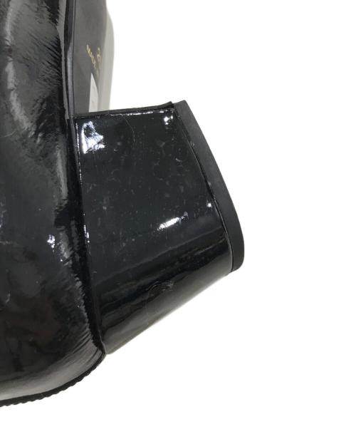 COMME des GARCONS HOMME PLUS（コムデギャルソンオムプリュス）COMME des GARCONS HOMME PLUS (コムデギャルソンオムプリュス) パテントヒールシューズ/レザーシューズ ブラック サイズ:25cmの古着・服飾アイテム