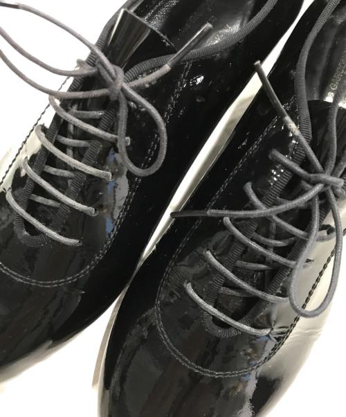COMME des GARCONS HOMME PLUS（コムデギャルソンオムプリュス）COMME des GARCONS HOMME PLUS (コムデギャルソンオムプリュス) パテントヒールシューズ/レザーシューズ ブラック サイズ:25cmの古着・服飾アイテム