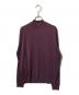 JOHN SMEDLEY（ジョンスメドレー）の古着「メリノウールハイネックニット」｜パープル