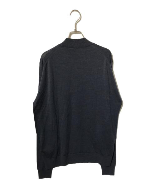 JOHN SMEDLEY（ジョンスメドレー）JOHN SMEDLEY (ジョンスメドレー) メリノウールハイネックニット ネイビー サイズ:Ｌの古着・服飾アイテム