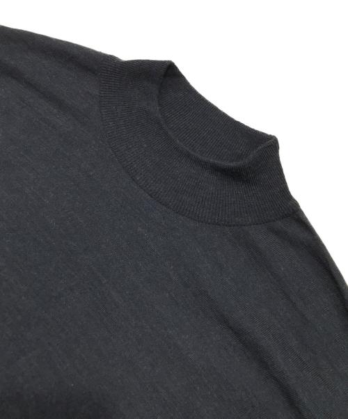 JOHN SMEDLEY（ジョンスメドレー）JOHN SMEDLEY (ジョンスメドレー) メリノウールハイネックニット ネイビー サイズ:Ｌの古着・服飾アイテム