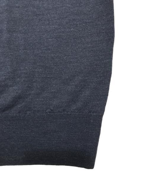 JOHN SMEDLEY（ジョンスメドレー）JOHN SMEDLEY (ジョンスメドレー) メリノウールハイネックニット ネイビー サイズ:Ｌの古着・服飾アイテム