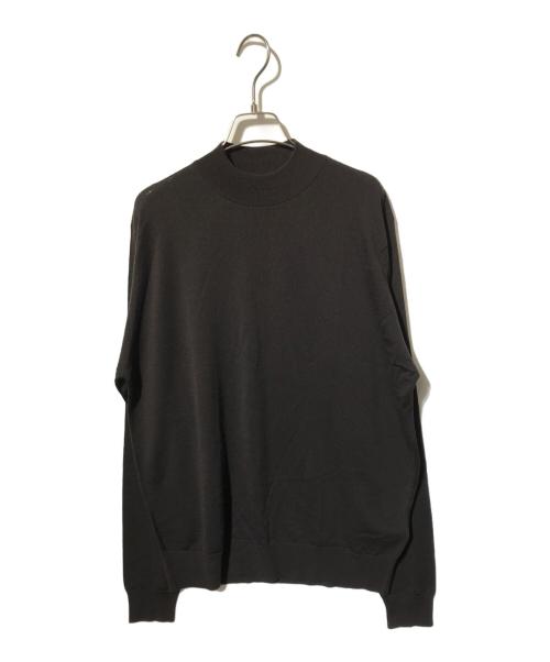JOHN SMEDLEY（ジョンスメドレー）JOHN SMEDLEY (ジョンスメドレー) メリノウールハイネックニット ブラウン サイズ:Ｌの古着・服飾アイテム