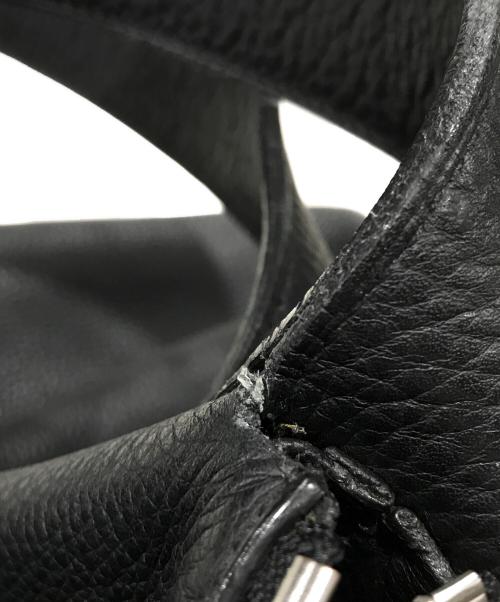 CHAMBORD SELLIER（シャンボール セリエ）CHAMBORD SELLIER (シャンボール セリエ) レザートートバッグ ブラックの古着・服飾アイテム