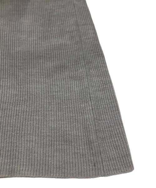 BLUE LABEL CRESTBRIDGE（ブルーレーベルクレストブリッジ）BLUE LABEL CRESTBRIDGE (ブルーレーベルクレストブリッジ) バックリボンニットワンピース ベージュ サイズ:38の古着・服飾アイテム