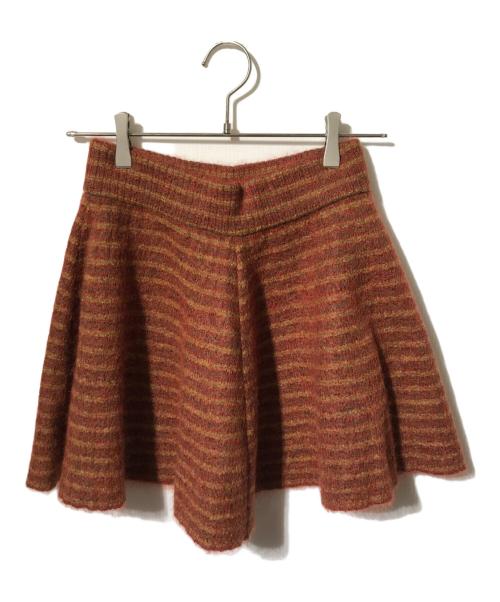 Vivienne Westwood RED LABEL（ヴィヴィアンウエストウッドレッドレーベル）Vivienne Westwood RED LABEL (ヴィヴィアンウエストウッドレッドレーベル) ニットスカート/ミニスカート レッド サイズ:Ｍの古着・服飾アイテム