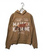 maison kitsuneメゾンキツネ）の古着「エクスクルーシブ フーディ」｜ブラウン