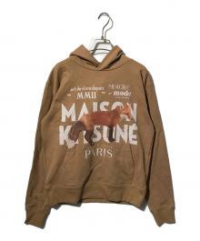maison kitsune（メゾンキツネ）の古着「エクスクルーシブ フーディ」｜ブラウン