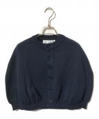 COMME des GARCONS GIRLコムデギャルソンガール）の古着「ニットポンチョ/カーディガン」｜ネイビー