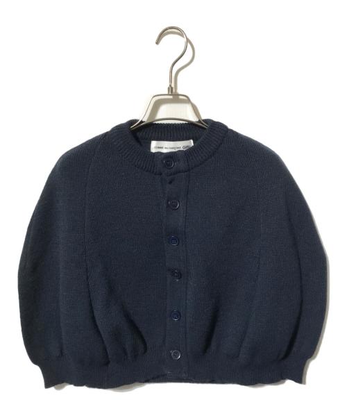 COMME des GARCONS GIRL（コムデギャルソンガール）COMME des GARCONS GIRL (コムデギャルソンガール) ニットポンチョ/カーディガン ネイビー サイズ:Ｓの古着・服飾アイテム