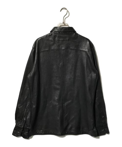 EPOCA UOMO（エポカ ウォモ）EPOCA UOMO (エポカ ウォモ) ラムレザージャケット ブラック サイズ:48の古着・服飾アイテム
