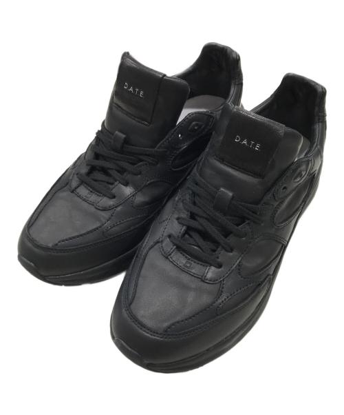 D.A.T.E.（デイト）D.A.T.E. (デイト) MUSA ISETAN LEATHER BLACK ブラック サイズ:EU43/US10/UK9の古着・服飾アイテム