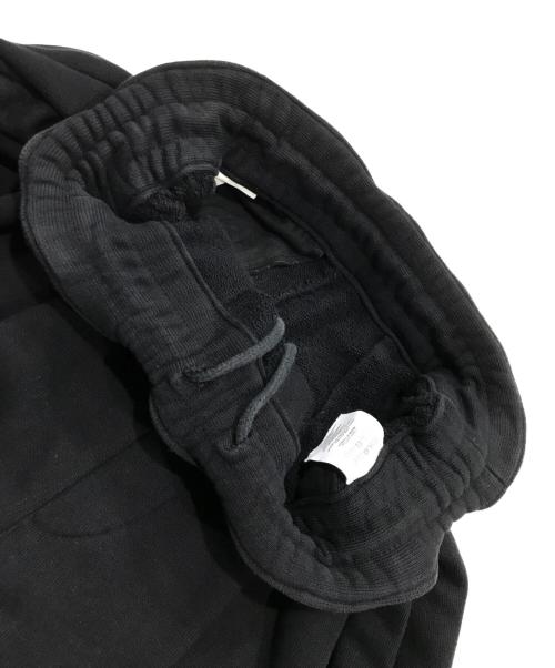 DRIES VAN NOTEN（ドリスヴァンノッテン）DRIES VAN NOTEN (ドリスヴァンノッテン) 3タックワイドスウェットパンツ ブラック サイズ:Sの古着・服飾アイテム