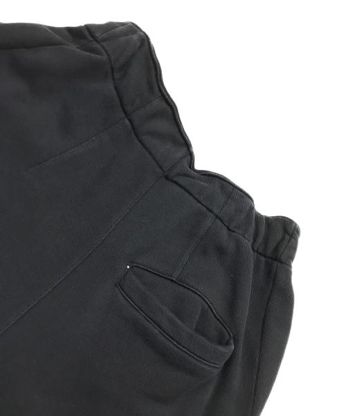 DRIES VAN NOTEN（ドリスヴァンノッテン）DRIES VAN NOTEN (ドリスヴァンノッテン) 3タックワイドスウェットパンツ ブラック サイズ:Sの古着・服飾アイテム