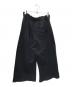 DRIES VAN NOTEN (ドリスヴァンノッテン) 3タックワイドスウェットパンツ ブラック サイズ:S：20000円